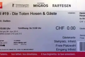 Hosen Tiket 2013